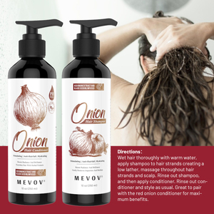 Champú y Acondicionador Capilar Anticaída de Cebolla de Marca Blanca, Hidratante, Fortalece las Raíces, Reduce la Rotura - Product Image 4
