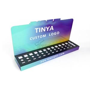 Aangepaste Afdrukken Pvc-Schuim Knock-Down Achterpaneel Promotie Pos-Display Staat Aantrekkelijk Bureaublad Met Rekken - Product Image 1