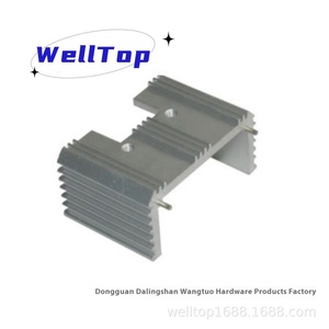 Radiateur en alliage d'aluminium usiné CNC personnalisé pour l'exportation, conception à dents fines pour dissipateur thermique électronique, ordinateur, téléviseur, lampe LED - Product Image 2