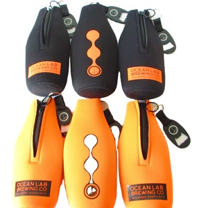 12oz Neoprene Beer <b>Bottle</b> Cooler Holder with Oval <b>Bottle</b> Opener - Product Image 6