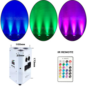 3x18w không dây Wedge uplight DMX điều khiển mệnh ánh sáng LED uplights trường hợp chuyến bay pin Đảng DJ uplights - Product Image 3