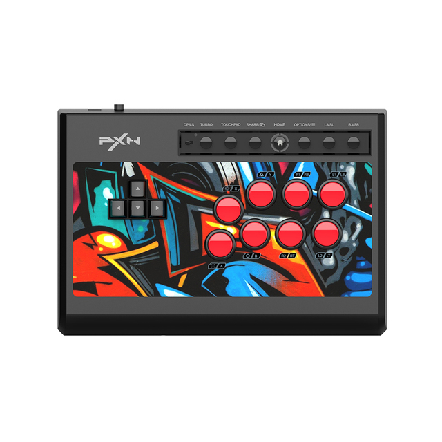 Arcade Fight Stick PXN X8 Joystick Wired Game Controller Fighting Stick for PC/Android/PS3/PS4/Nintendo Switch/Xbox One/Series