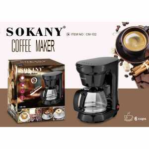 Macchina da caffè Sokany 750ml 6 tazze, elettrica a goccia con spegnimento automatico e piastra riscaldante per uso domestico - Product Image 3