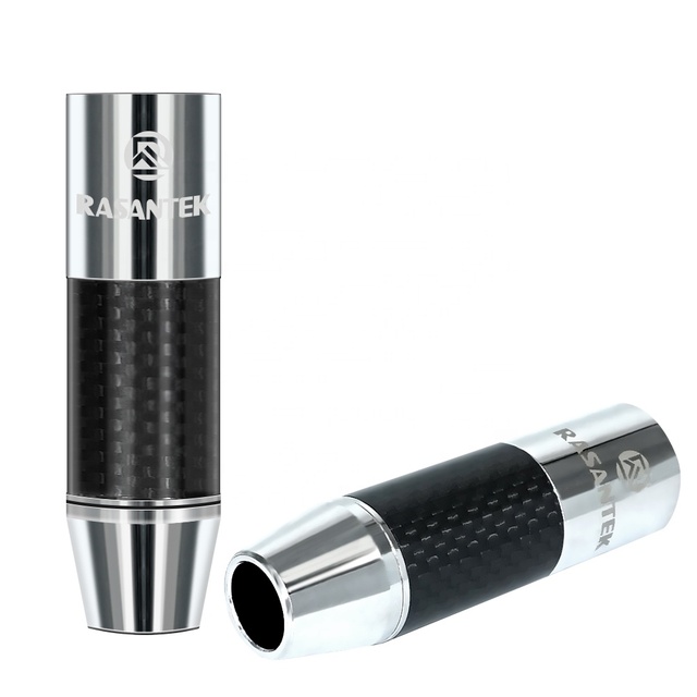 RASANTEK HIFI 3-Pin XLR Male Cannon Plug Connector Electroplated 24K Gold Brass + Carbon Fiber Black + Silver
