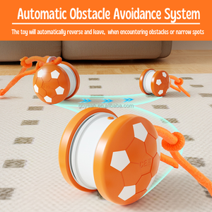 Juguete Interactivo Automático de Fútbol para Perros, con Movimiento Aleatorio Activado por Movimiento y Cuerda - Product Image 2