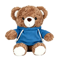 Ours en peluche personnalisé avec logo, jouet en peluche doux, animal en peluche réconfortant, impression personnalisée, cadeau promotionnel, expédition immédiate, anniversaire