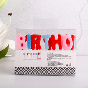 الجملة الجديدة رسالة عيد ميلاد حزب دخاني مايكلز شمعة رقم - Product Image 2