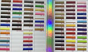 Наращивание ресниц LasheX: отдельные пучки, объемные, коричневые, темно-коричневые, мягкие шелковые ресницы в палетке - Product Image 4