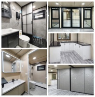 Casa Contenedor Expandible de Ensamblaje Rápido, Casa Modular de 2-3 Dormitorios, Casa Pequeña Móvil, Tamaño Personalizado, Exportación Directa de Fábrica