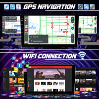 Autoradio Android Autoradio 10.1 ''Grand écran Gps Wifi Bt Usb Fm Rds Lecteur Mp3 pour Toyota Corolla 2013-2016