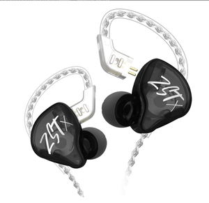 KZ ZST X Moniteurs intra-auriculaires hybrides <span class=keywords><strong>1BA</strong></span>+<span class=keywords><strong>1DD</strong></span>, double transducteur, HiFi Stéréo, IEM, écouteurs filaires avec câble détachable pour Musiciens et Audiophiles - Product Image 1