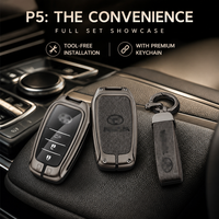 Fabricant de coques de clés de voiture en gros, coque de clé de voiture en alliage de zinc, coque de clé de voiture personnalisée en gros pour clé intelligente à télécommande automobile