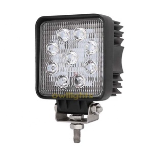 Lámpara LED todoterreno de <span class=keywords><strong>4</strong></span> pulgadas y 27w, foco de trabajo de 12V y 24V, para camión, SUV, 4WD - Product Image 1