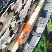 Tissu en mousseline de soie/Poly, livraison gratuite