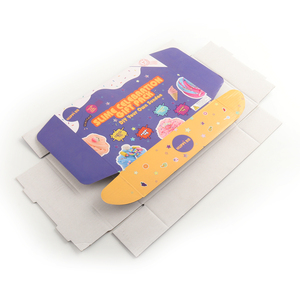 Scatola Regalo Personalizzata <span class=keywords><strong>di</strong></span> Lusso, Riciclabile e Pieghevole con Laminazione Opaca e Goffratura per Calzini e Scarpe, Design Logo Personalizzato, Imballaggio per Spedizione Aerea - Product Image 5