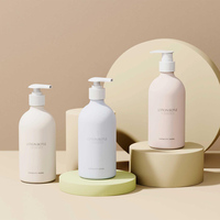 Gel douche toner nettoyant pour le corps transparent personnalisé de 250ml 500ml savon liquide pour chambre laque pour cheveux bouteille de shampoing en plastique et bouteilles d'après-shampoing