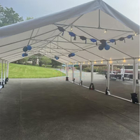 Tentes de réception imperméables en PVC blanc pour événements, chapiteaux, mariages, fêtes, pour 500 personnes