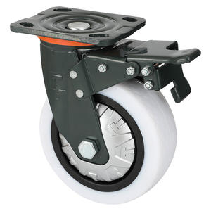 Chinesischer Hersteller 4 Zoll 5 Zoll <span class=keywords><strong>6</strong></span> Zoll 8 Zoll Schwerlast-Lenkrollen Hochbelastbare PU-Rollen - Product Image 1