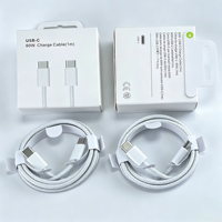 Câble de charge rapide USB-C vers USB-C tressé haute performance 1M 60W, cordon de charge universel Type-C vers Type-C pour iPhone 15 16 17
