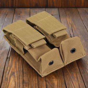 กระเป๋าใส่กระสุนคู่9มม. ยุทธวิธี | ไฟฉายซองหนัง EDC - Product Image 4