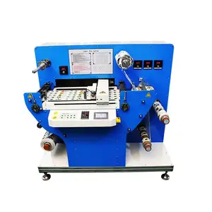 Cortador de etiqueta impresso automático intermitente, 320mm, máquina rotativa de corte