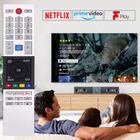 Télécommande CT-8543 remplacée pour Toshiba FHD UHD XUHD TV avec boutons Prime Video Netflix Youtube, aucune configuration requise