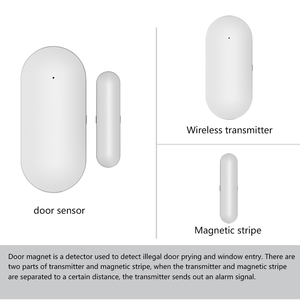 Pgst hai chiều thông tin liên lạc không dây cửa sổ cảm biến an ninh nhà báo động phụ kiện 433MHz tần số cửa mở cảnh báo cảm biến - Product Image 5
