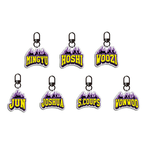 Spot Wholesale <b>PVC</b> Acrylic Key Chain UV Printed Anime Cartoon Star Name <b>Strip</b> Pendant Fashion Trend Souvenir - Product Image 2