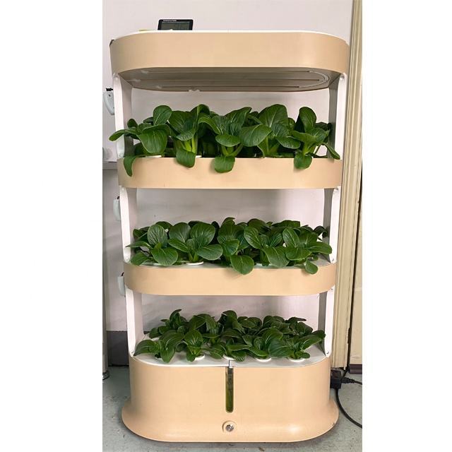 Farm Hydroponic Indoor Growth Tower Automatic Hydroponic System Vertical Garden Mini Aeroponic Home Intelligent Led Light