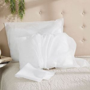 Wholesale Disposable <b>Pillow</b> <b>Cases</b> Microfiber Waterproof Breathable Single-Use for Hotels Travel Use - Product Image 2