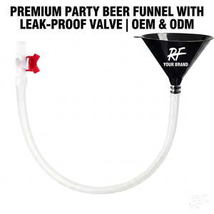Entonnoir à bière personnalisé, entonnoir à <span class=keywords><strong>alcool</strong></span>, entonnoir de fête, outil de <span class=keywords><strong>jeu</strong></span> de boisson, gadget pour boire rapidement, équipement de festival, accessoire de boisson pour événement - Product Image 1