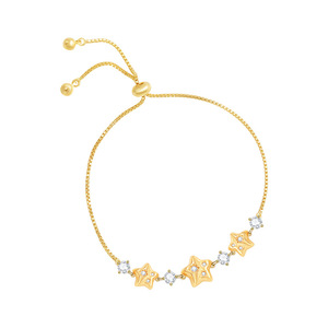 Star Charm <b>Bracelet</b> <b>Copper</b> Alloy Adjustable Chain Women's Jewelry Gift Fashion Accessory - Product Image 5