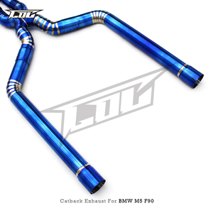 Tubos de Escape Catback para BMW M5 F90 4.4T 2018-2023, Tubo de Escape de Titanio Boska Racing con Sistema de Válvulas - Product Image 6