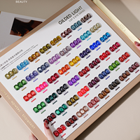 LADAI – Kit de 48 couleurs de gel à ongles œil de chat multicolore effet lune – Nouvelle vente chaude, tendance, sans HEMA, sans TPO, non toxique, gel UV en gros