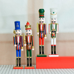 Ornements de Noël en gros, décorations de Noël en bois faites à la main, décorations d'arbre personnalisées avec logo, cadeaux <span class=keywords><strong>Casse</strong></span>-<span class=keywords><strong>Noisette</strong></span> et Ballerine - Product Image 1
