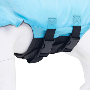 Vêtements pour chiens de créateur Gilet de sauvetage pour animaux de compagnie Maillot de bain de sécurité avec sangles de ceinture réglables Gilet de sauvetage flottant pour <span class=keywords><strong>chien</strong></span> en néoprène pour l'été - Product Image 4