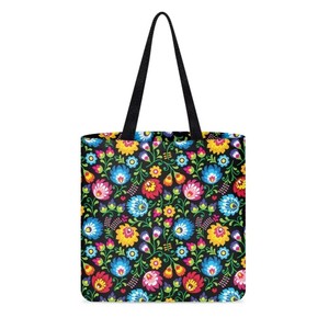 กระเป๋าถือสำหรับผู้หญิงกระเป๋าสะพายไหล่ลายดอกไม้เม็กซิกันกระเป๋าสะพายไหล่ผู้หญิงพิมพ์ลายสองด้าน - Product Image 2