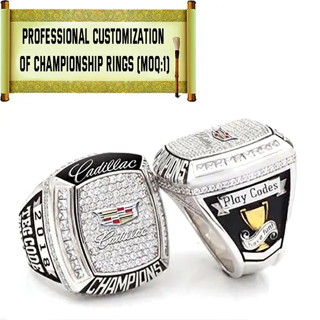 Custom Championship Ring Custom Basketbal Softbal Honkbal Voetbal Kampioenschap Ring Custom Jeugd Sport Kampioenschap Ring