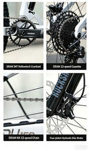 Vélo de montagne TWITTER ENDU150 VTT à suspension intégrale NX 12S Frein à disque Alliage d'aluminium 6069 VTT pour adultes avec tige de selle réglable - Product Image 6