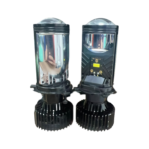 Araba Farı H4 <span class=keywords><strong>LED</strong></span> Far Lensi Projektör Sis Lambası Ampul Canbus Yüksek Güçlü Lazer Far 12V 8000lm 6000K Evrensel Uyumlu Araba - Product Image 5