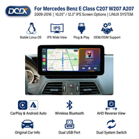 Autoradio multimédia vidéo Linux pour Mercedes Benz Classe E W212 C207 W207 A207 2009 - 2016 CarPlay sans fil Android Auto