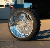 Jantes forgées sur mesure FANXI 20x12 -44mm Offset 8x6.5 Bolt Pattern pour Dodge Ram2500 24x14 8x180 pour Chevy 2500 avec flotteurs