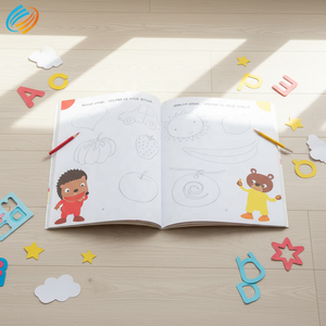 Libro da Colorare Personalizzato per Bambini, Produzione di Quaderni per Asilo, Libri da Colorare e Tracciare per Bambini - Product Image 3