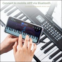 BD-889 Portable Keyboard Piano 61 Keys Electric Organ Foldable Musical Instruments Beginner-friendly Support Customization