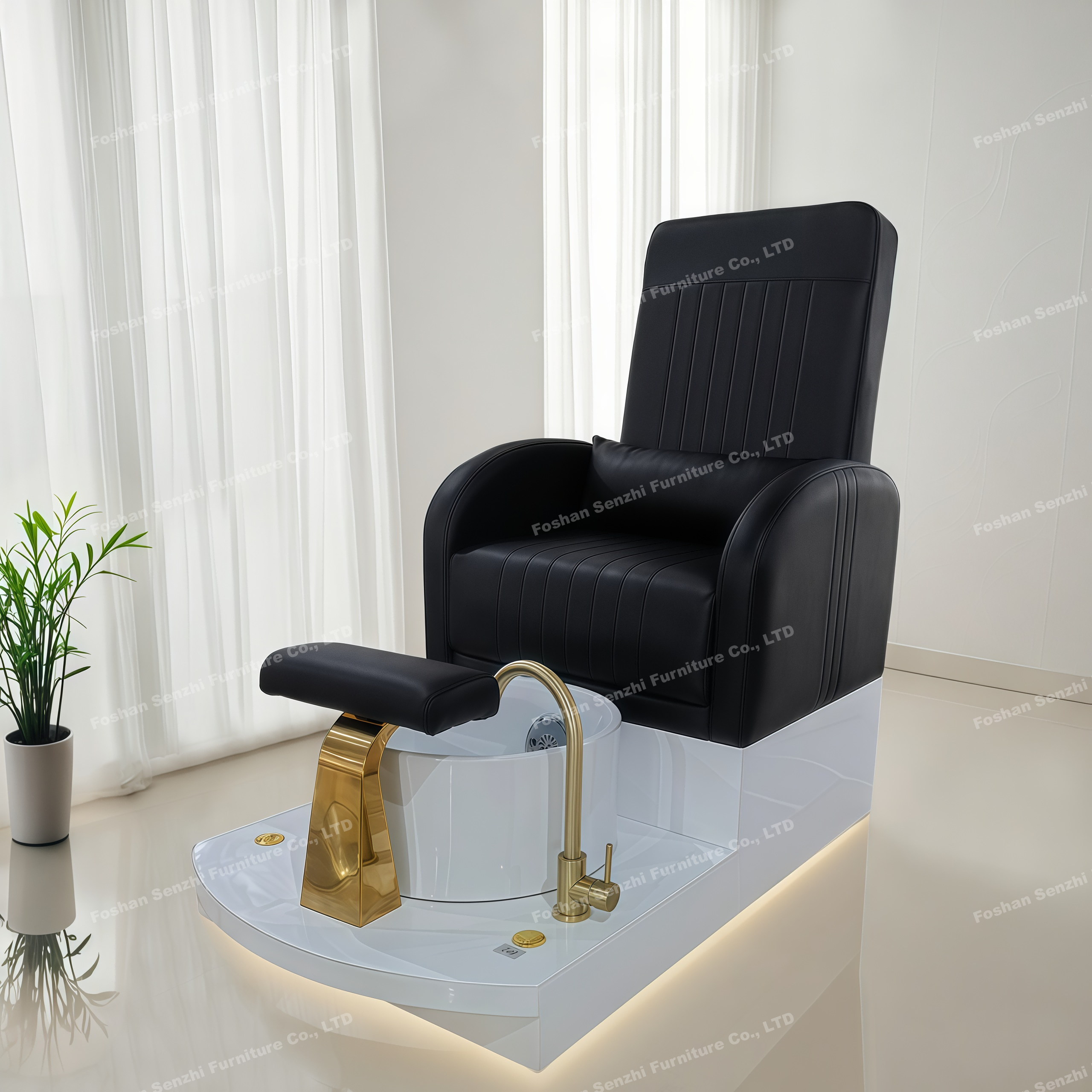 Shop Black Pedicure Chairs Stylish Durable Salon Furniture