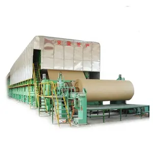 Two Wires Multi-dryer Complete Waste Carton Recycling Kraft Paper Making Machine