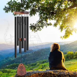 Custom Aluminum <strong>Sympathy</strong> Wind Chimes Mom <strong>Gifts</strong> Decorative Outdoor 26/28/32 Inch Memorial Wind Chime for Loss of Loved One - Product Image 5