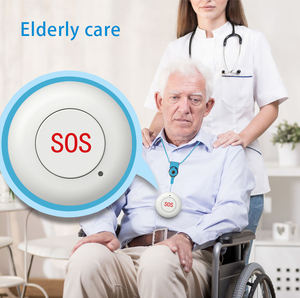 Tjda nhà an ninh Hệ thống báo động SOS hoảng loạn nút 100 Decibel âm thanh báo động nhấp nháy ánh sáng màu đỏ âm thanh còi báo động - Product Image 5