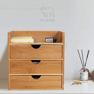 Manufacturer Custom Bamboo Wood Office Office Stationery Storage With <strong>Drawer</strong> Desk Organizer - Product Image 2