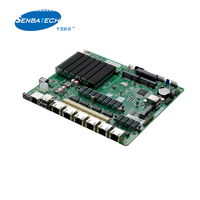 Carte mère pare-feu personnalisée D41SL-B 6 ports LAN 2.5G J4125 DDR4 Max 8 Go 6 USB 2 COM Mini PCIe PS2 Bypass 12V X86